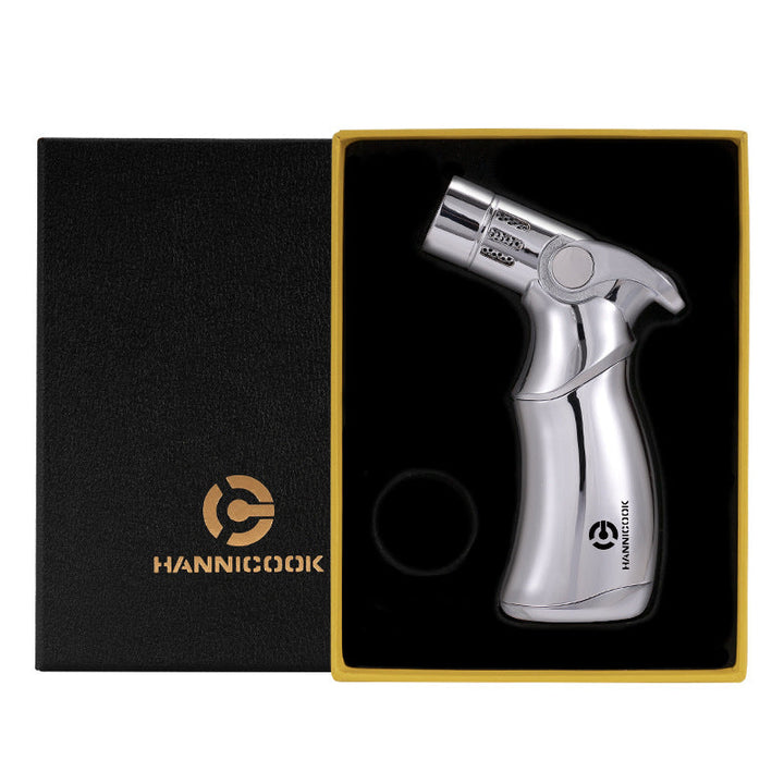 Premium Butane Torch Lighter With Adjustable Flame And Safety Lock