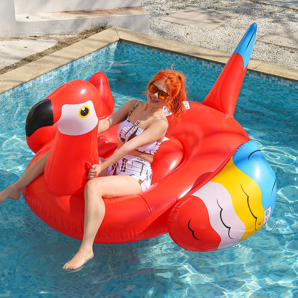 Ladies Inflatable Flamingo Swimming Island Kalsten