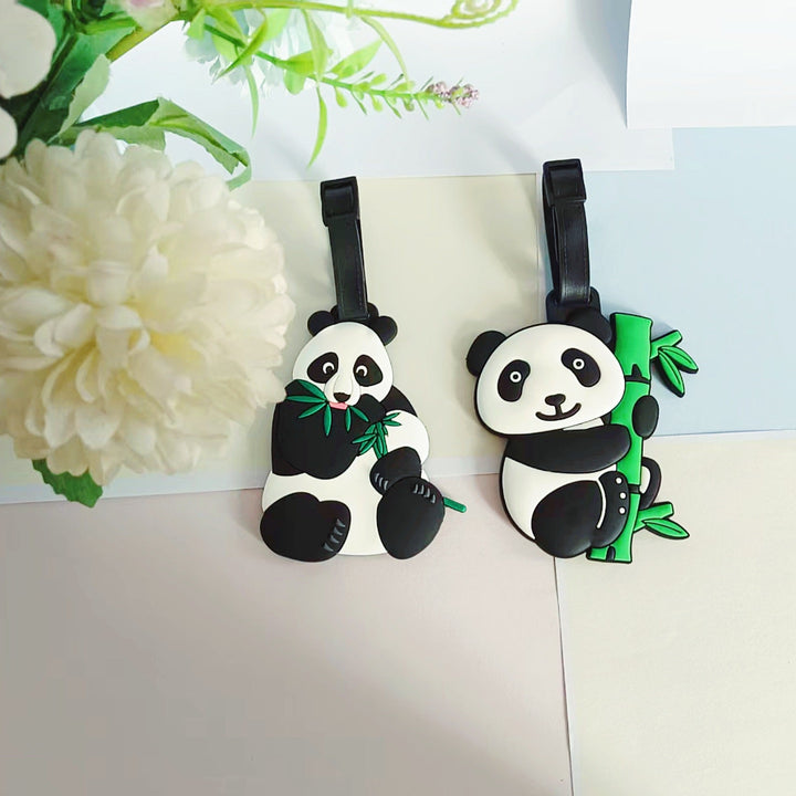 Unisex Panda-Themed Luggage Tag Kalsten