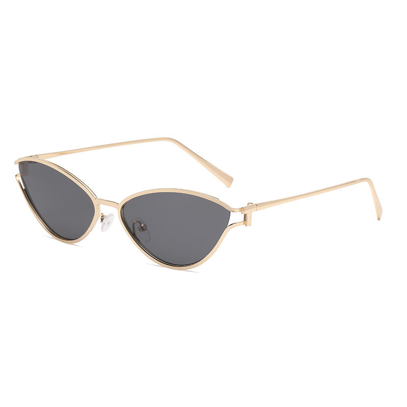 Ladies Cat-Eye Sunglasses with Elegant Metal Frame and UV Protection Kalsten
