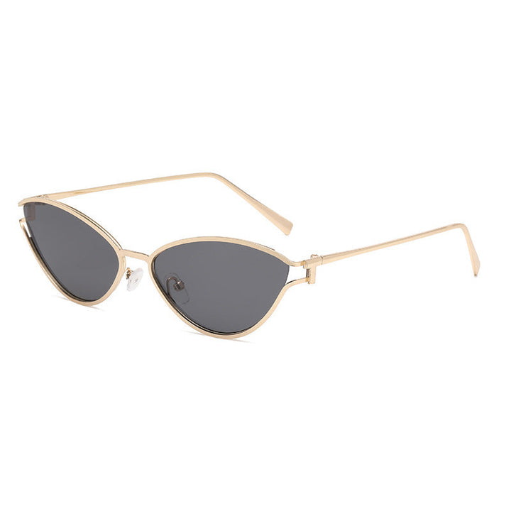 Ladies Cat-Eye Sunglasses with Elegant Metal Frame and UV Protection Kalsten
