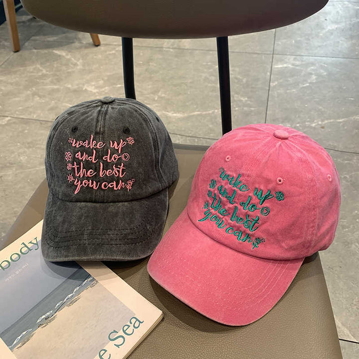 Women's Motivational Embroidered Cap Kalsten