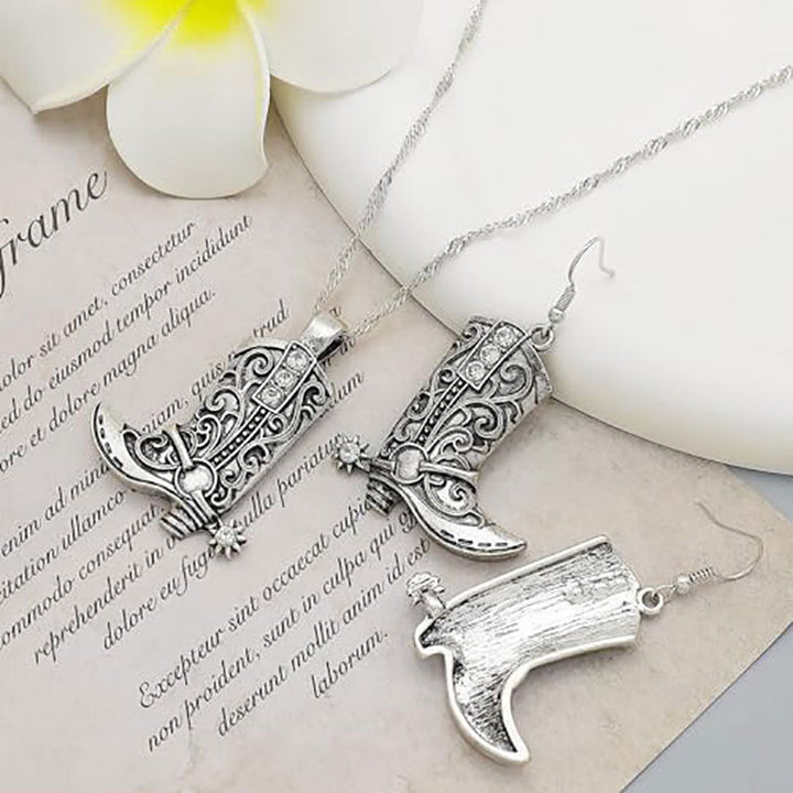 Cowboy Boot Jewelry Set Kalsten