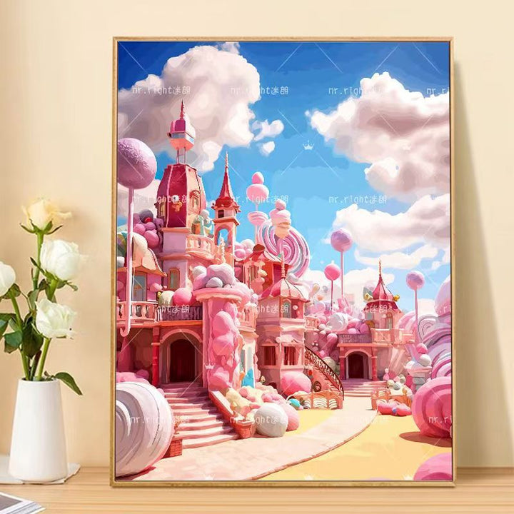 Whimsical Fantasy Landscape Art Canvas Kalsten
