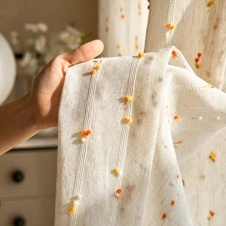 Decorative Sheer Curtain Panel Kalsten