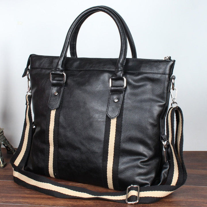 Elegant and Multifunctional Leather Briefcase Kalsten