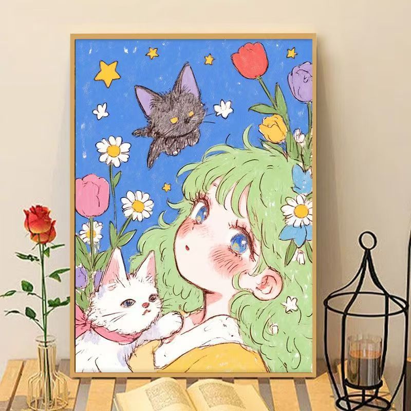 Whimsical Anime Art Print Kalsten