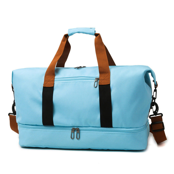 Sporty travel bag with adjustable shoulder strap and organizer compartments Kalsten