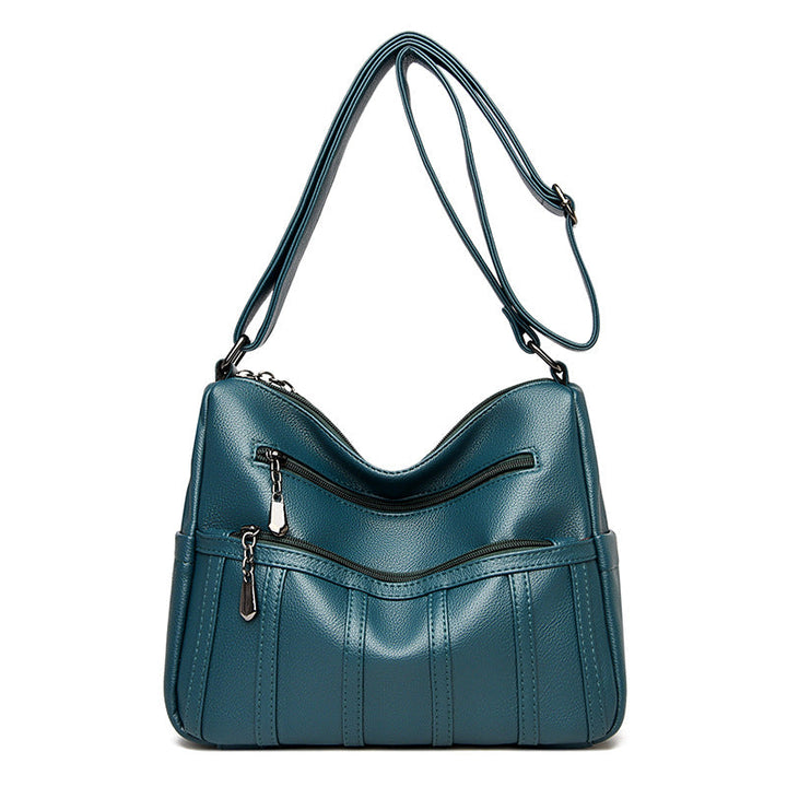 Elegant Textured Shoulder Bag Kalsten