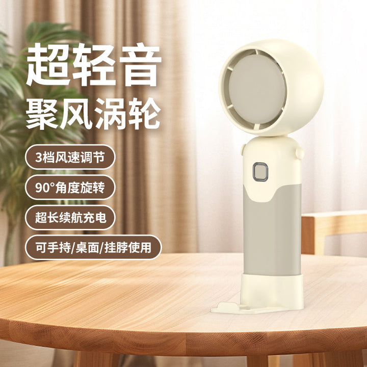 Ladies portable mini-handheld fan with multiple adjustable tilt angles Kalsten