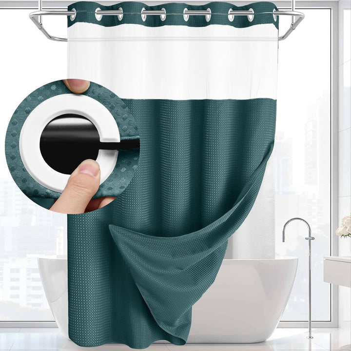 Textured Weave Shower Curtain Kalsten