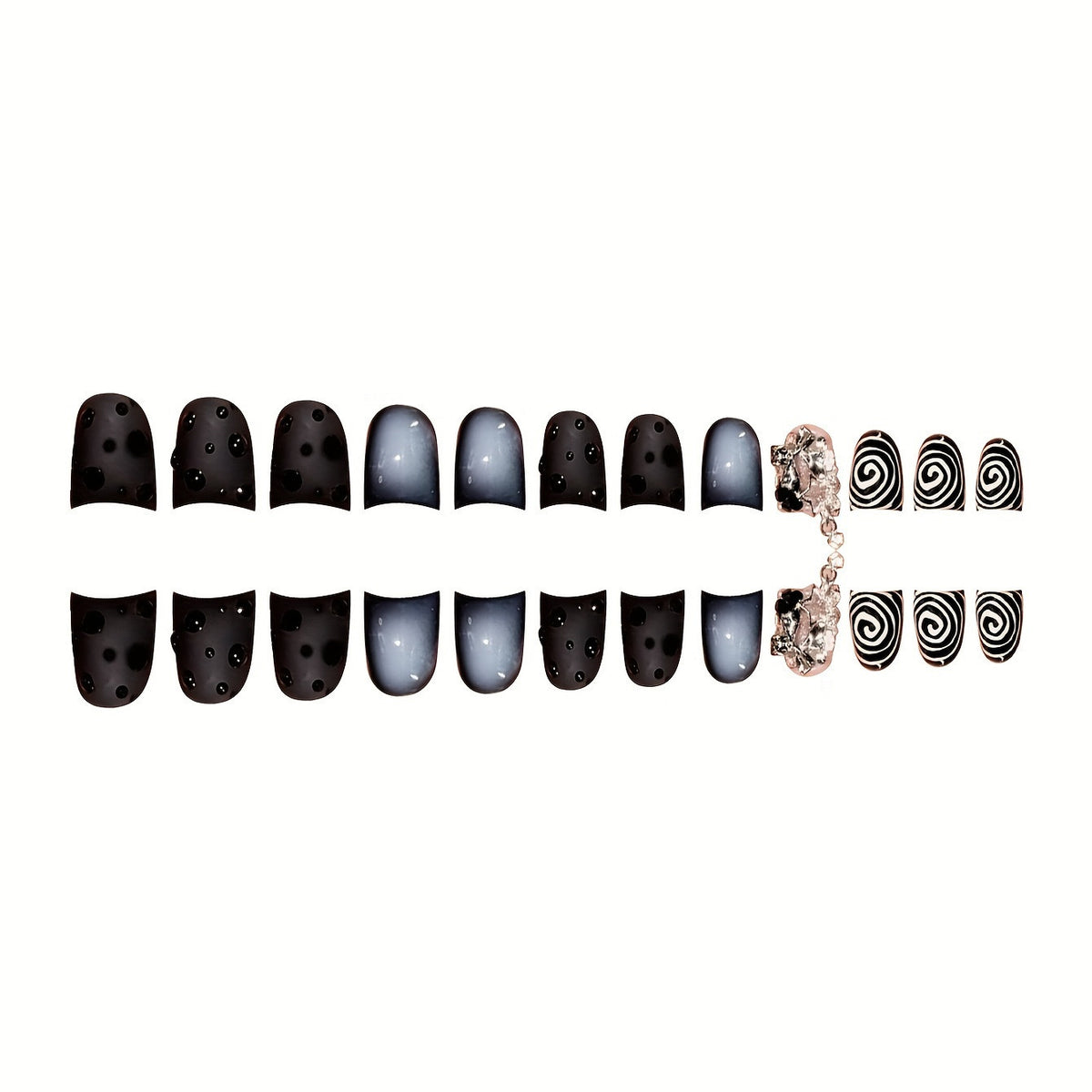 Stylish Press-On Nail Art Set Acalora