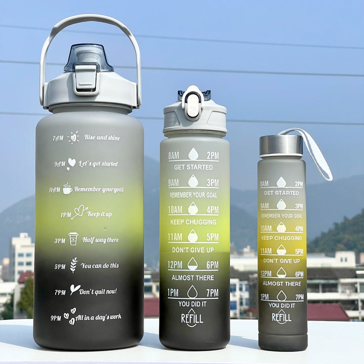 Unisex Motivating Water Bottle with Time Markings Kalsten