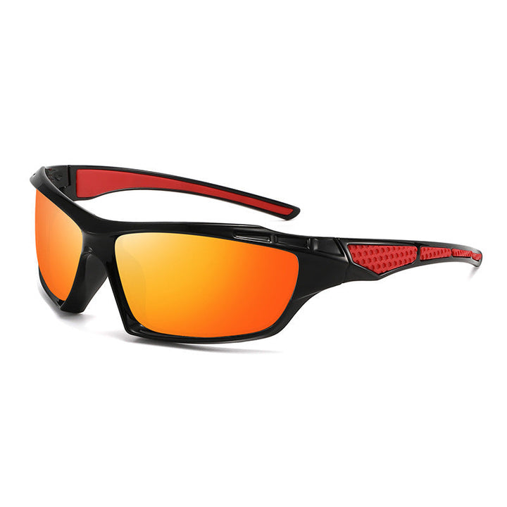 Unisex nan sporty wraparound sunglasses with polarized, shatterproof polycarbonate lenses and non-slip nose pads Kalsten