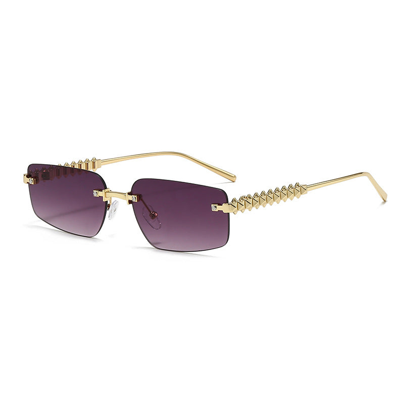 Women's fashion rectangular glasses with extravagant accents Kalsten