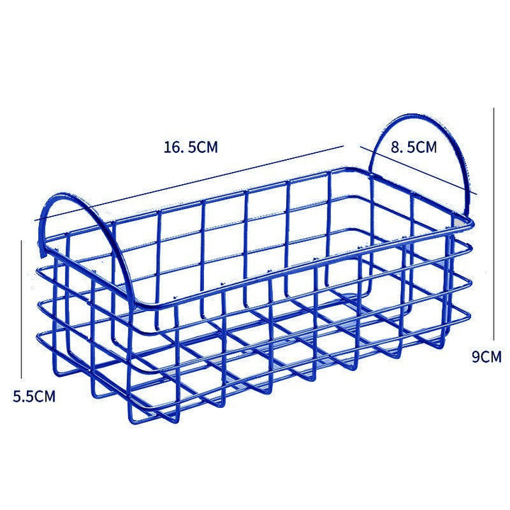 Unisex Wire Storage Basket with Ergonomic Handles Kalsten