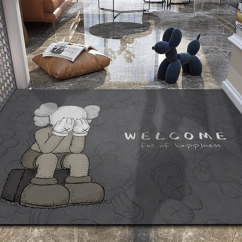 Cute Dog-Themed Entrance Mat