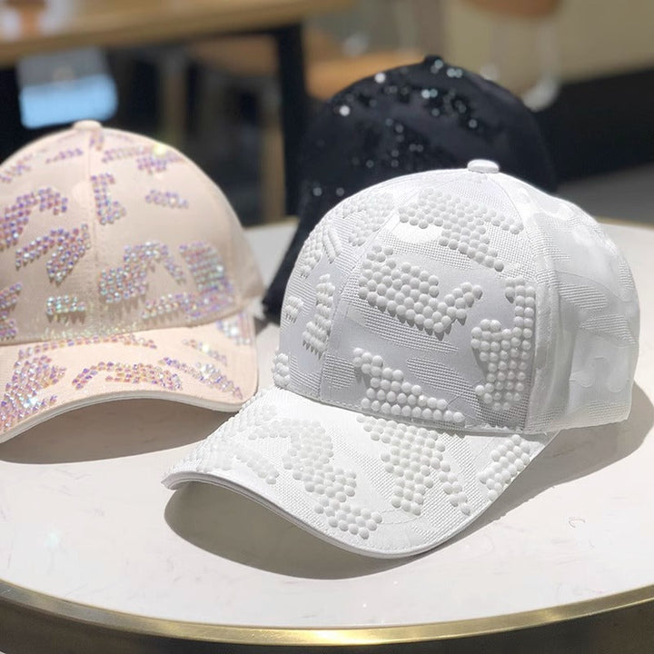 Women's Embellished Sequin Baseball Cap Kalsten