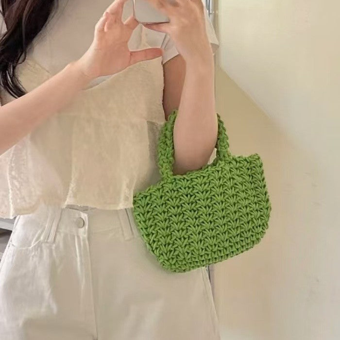 Hand-knotted cotton bag Kalsten