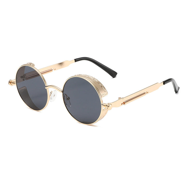 Ladies Round Sunglasses with High-Quality Metal Frame Kalsten