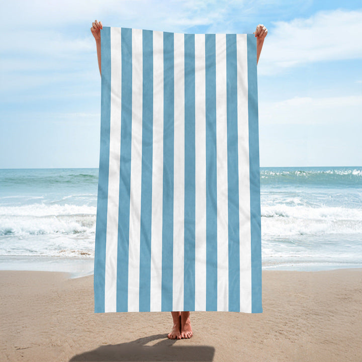 Beach towel with elegant wide stripes Kalsten