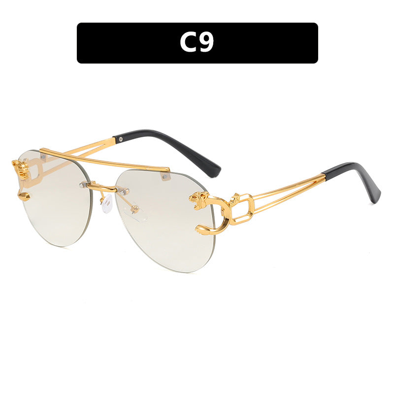 Women's unusual round sunglasses with decorative details Kalsten