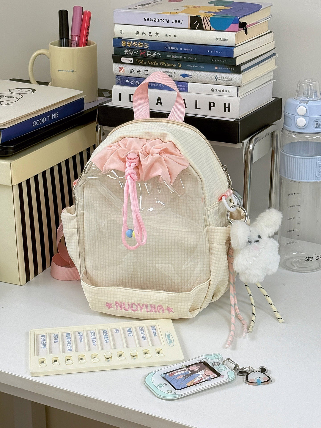 Cute Transparent Mini School Backpack