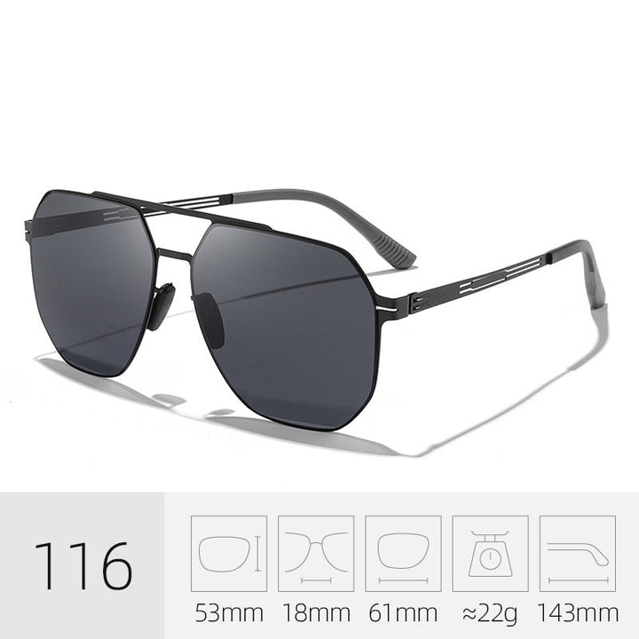 Premium Geometric Frame Sunglasses Kalsten