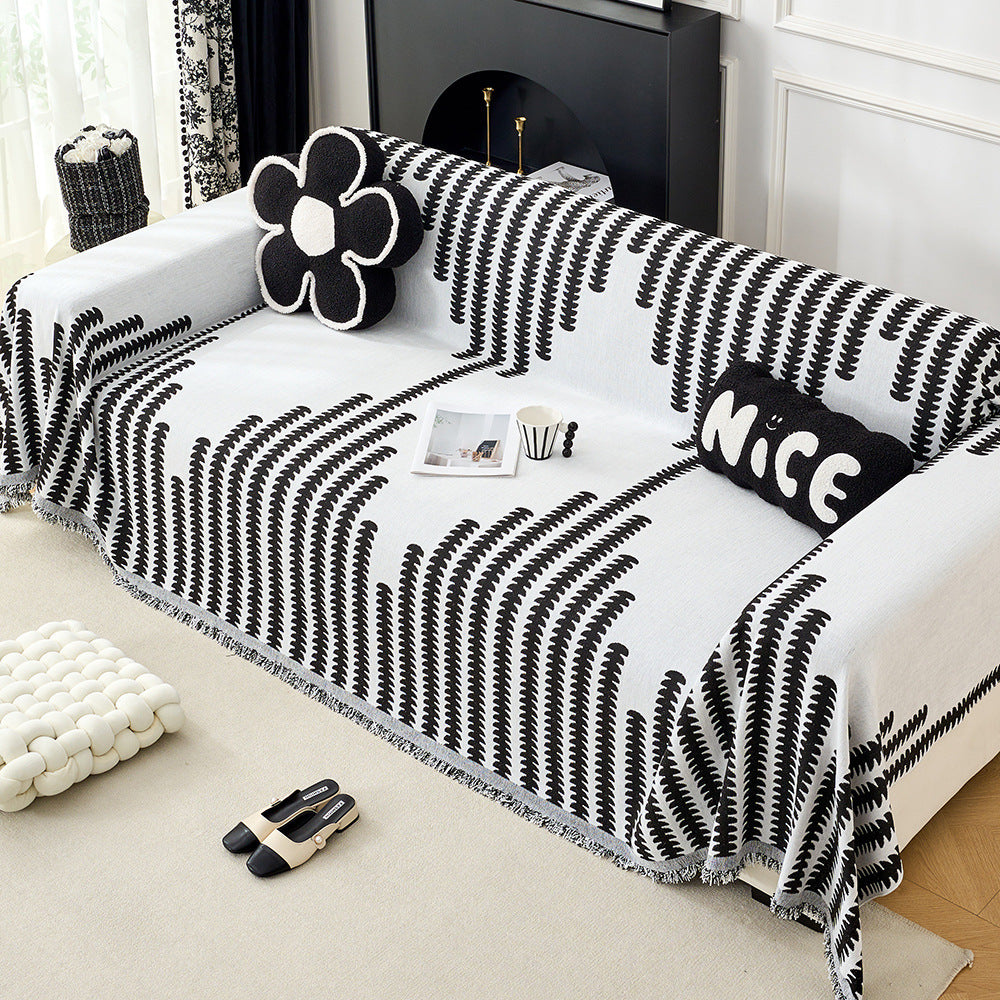 Elegant Textured Sofa Cover