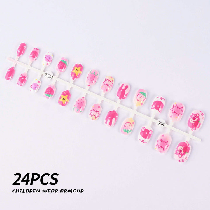Children's Fun-Themed Press-On Nail Set Kalsten