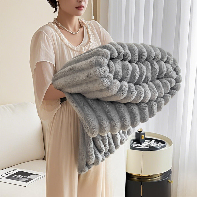 Women Luxury Fleece Blanket Kalsten