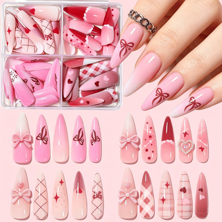 Decorative Press-On Nail Art Set Kalsten 1787228515
