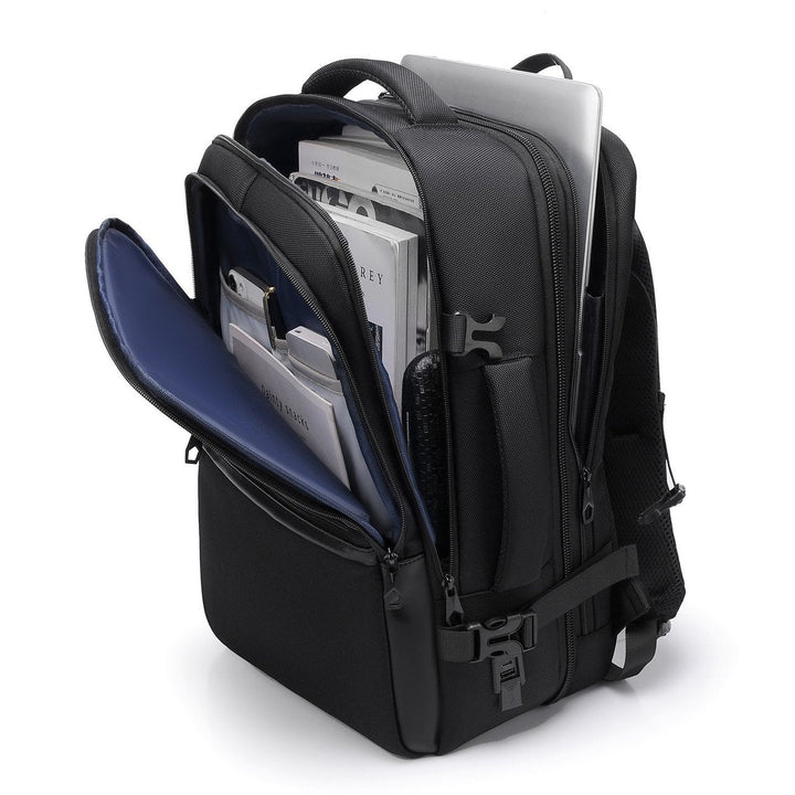 Elegant Laptop Backpack with Water-Repellent Material and Innovative Compartment System Kalsten
