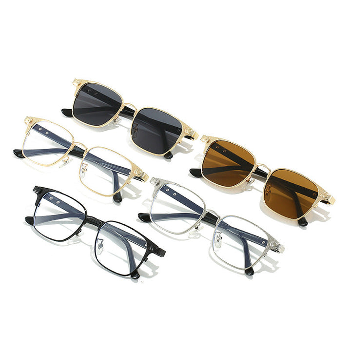 Women's fashionable corrective glasses with filigree metal frame Kalsten