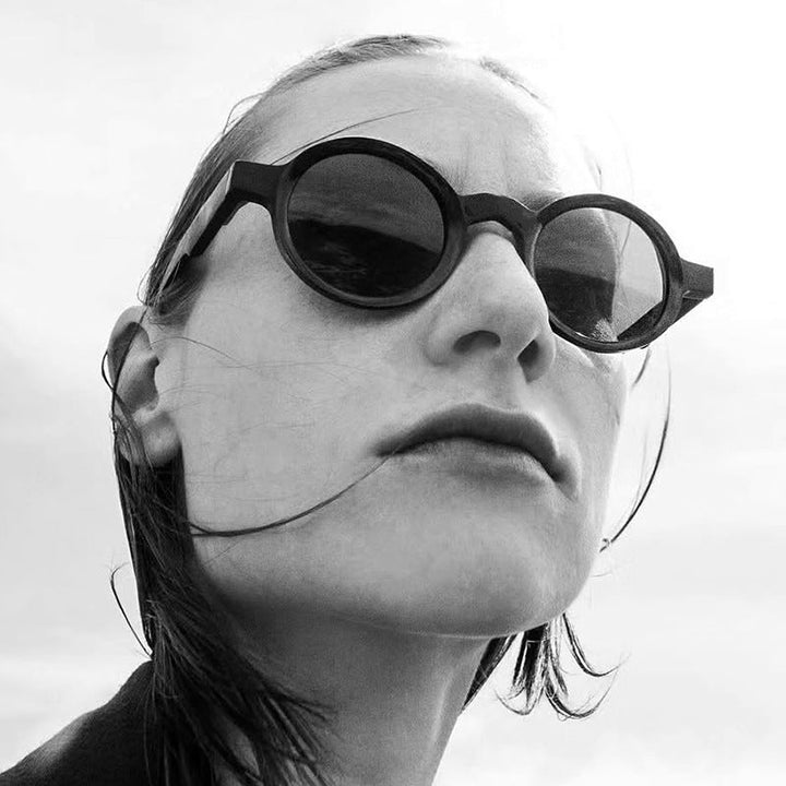 Women's fashionable round sunglasses with high-quality, flexible frame Kalsten