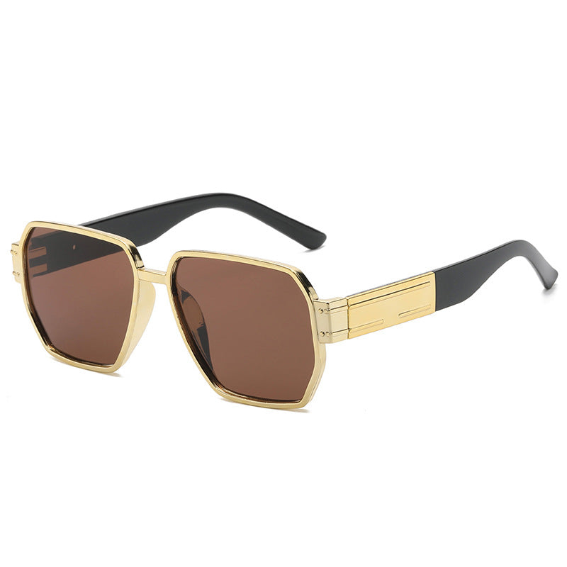 Women's modern oversized sunglasses with asymmetric frame Kalsten