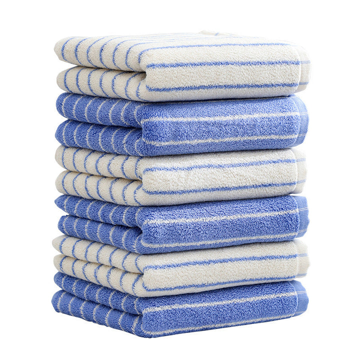 Women Elegant Terry Bath Towel with Striped Pattern Kalsten