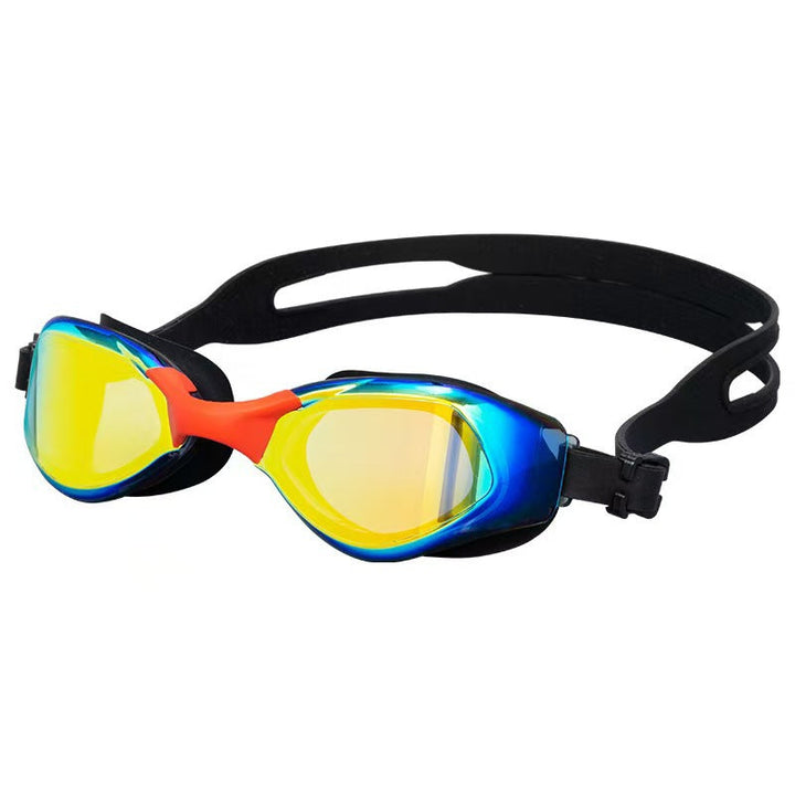 Swim protection goggles with ventilated lenses and adjustable headband Kalsten