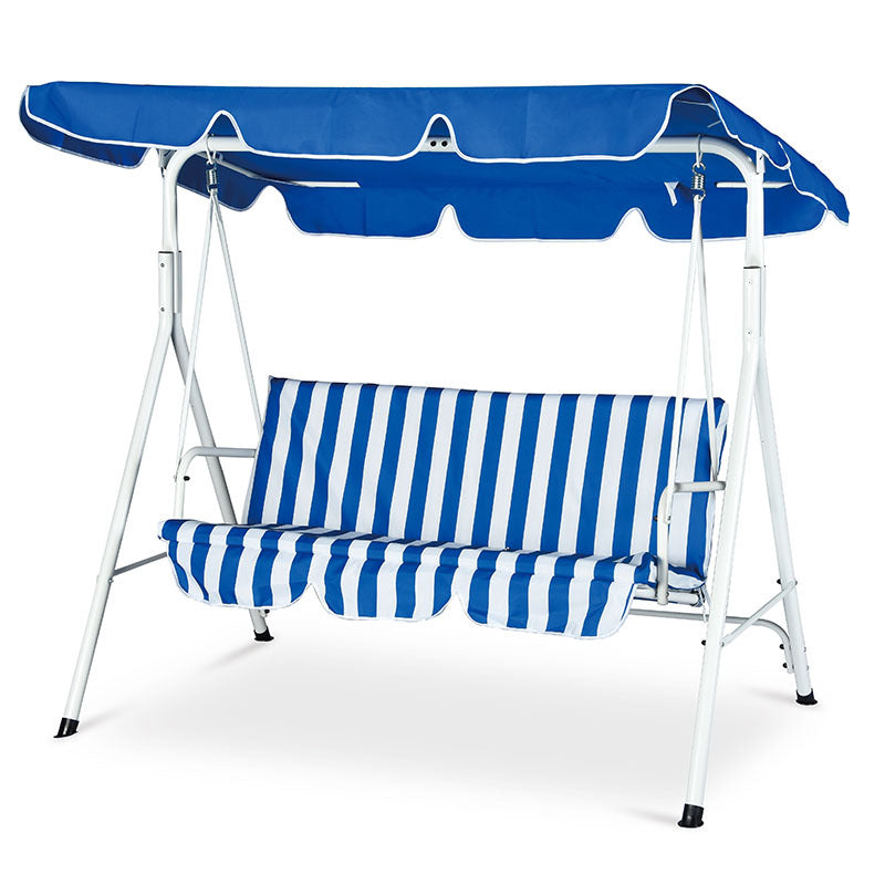 Roomy outdoor canopy swing bench with adjustable canopy Kalsten