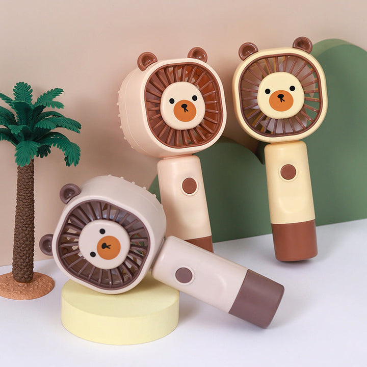 Women Portable Hand Fan in Bear Design Kalsten