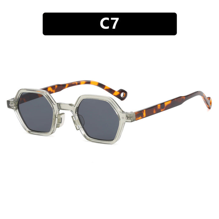 Women's hexagonal sunglasses in a modern design with protective lenses Kalsten