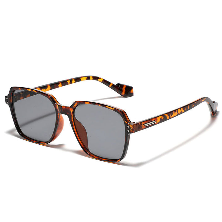 Women's square sunglasses with stylish plastic frame and polarized lenses Kalsten
