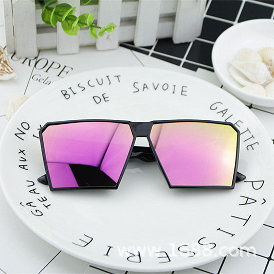 Women's Fashion Sport Sunglasses with Square Frame and Mirrored Lenses Kalsten