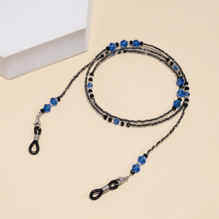 Elegant Purple Beaded Eyewear Chain kalsten