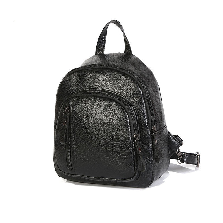 Stylish Leather Mini Backpack Kalsten