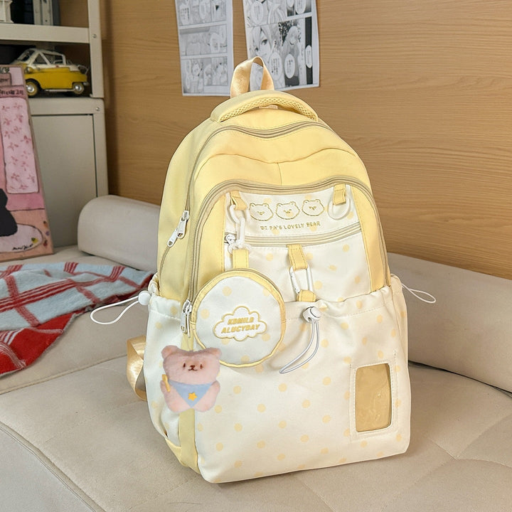 Fun Character-Themed Multi-Pocket School Backpack