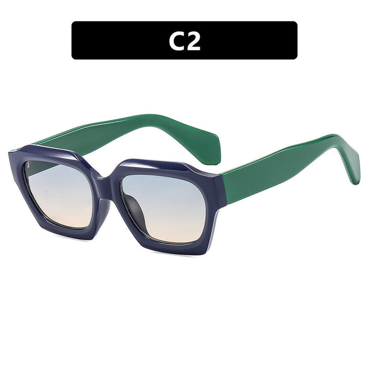 Women's fashionable sunglasses with distinctive geometric design and protective UV filter Kalsten