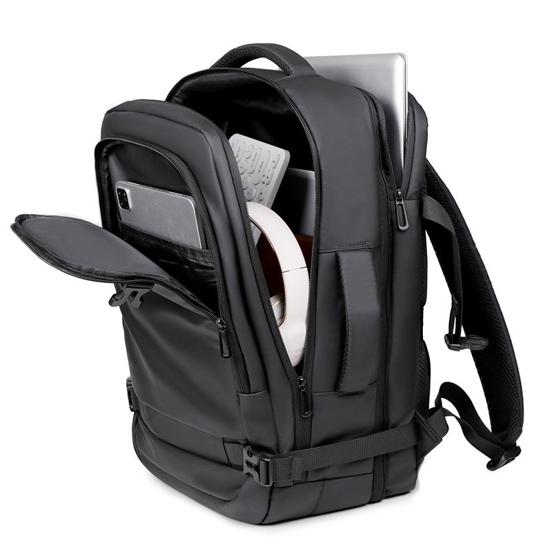 Multifunctional backpack with expandable storage and ergonomic shoulder straps Kalsten
