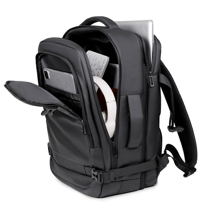 Multifunctional backpack with expandable storage and ergonomic shoulder straps Kalsten