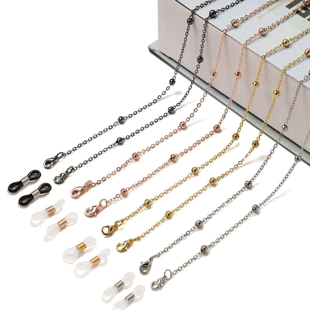 Premium Gold Beaded Eyewear Chain kalsten